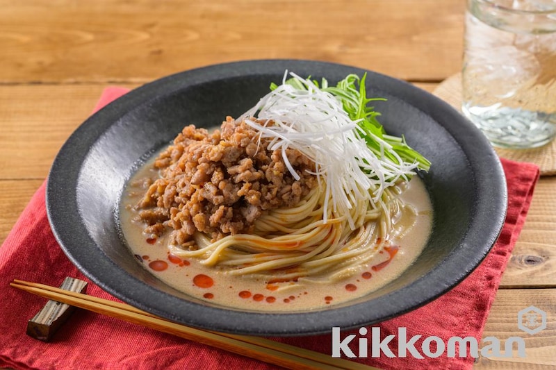 冷やし担々麺風(大豆麺細麺使用)