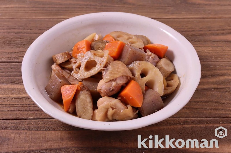 レンジで簡単!筑前煮(基本のおかずつゆ使用)