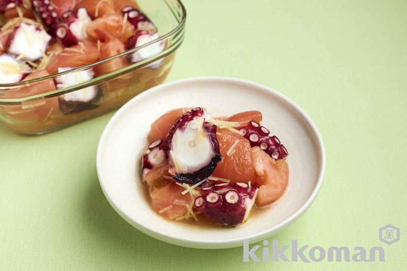 トマトとたこのだしマリネ(賛否両論 笠原氏)