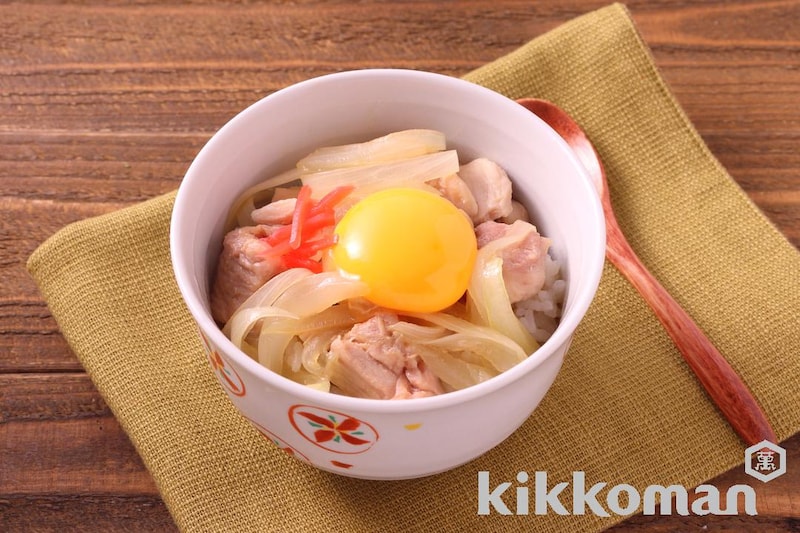 レンジで簡単!あまうま親子丼