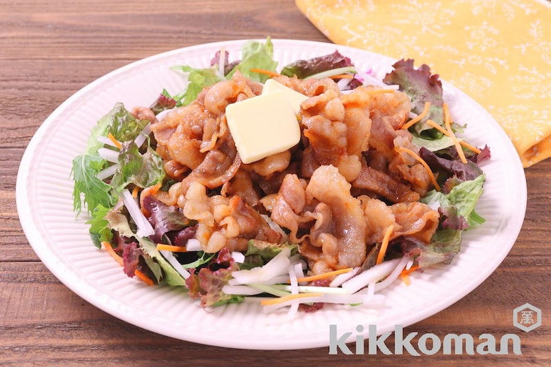 フライパンで簡単!爆速おかず ガリバタポーク