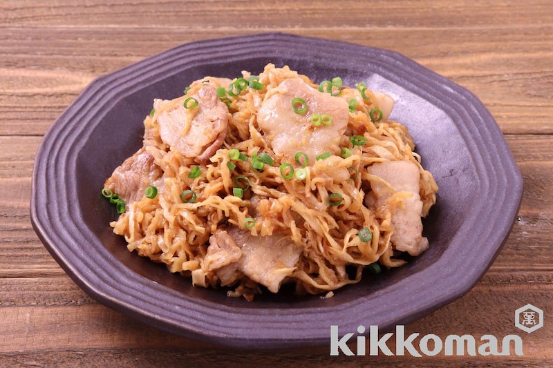 切り干し大根と豚バラのてりうま炒め (うちのごはん使用)