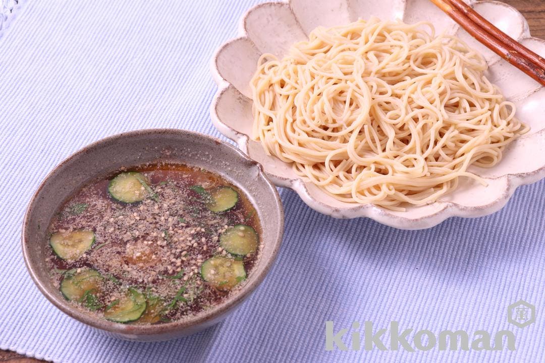 冷や汁風（大豆麺細麺使用）