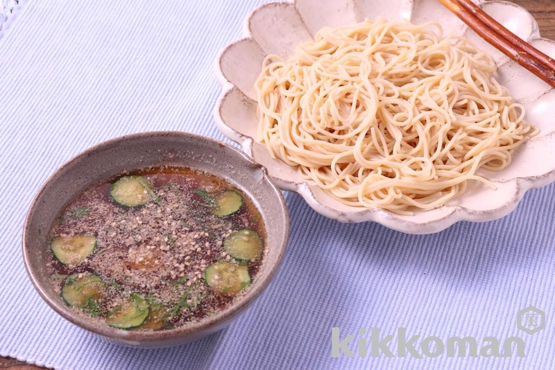 冷や汁風(大豆麺細麺使用)