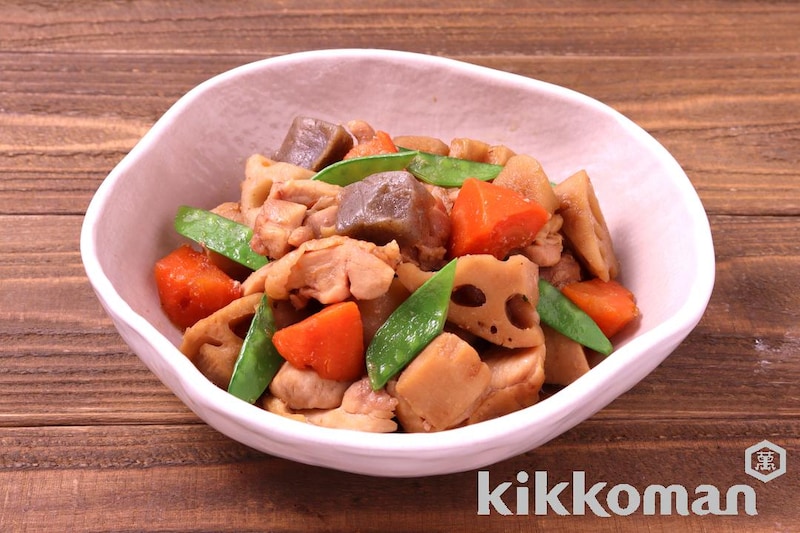 レンチン筑前煮(基本のおかずつゆ使用)