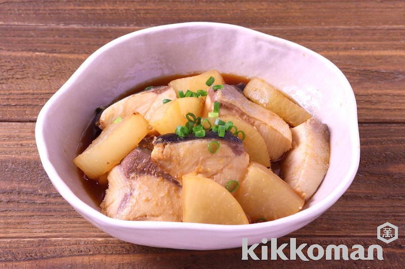 レンジで簡単!ぶり大根(基本のおかずつゆ使用)