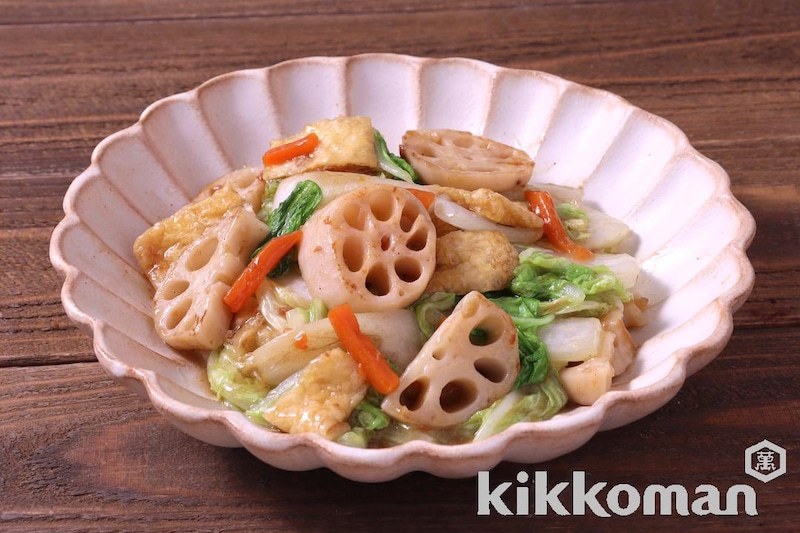 白菜とれんこんのうま煮(うちのごはん使用)