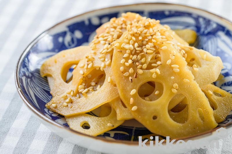れんこんのしぼ生漬け【味つけは生しょうゆだけ】