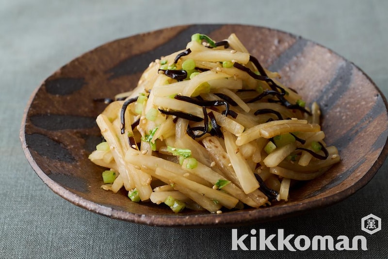 大根の塩昆布炒め