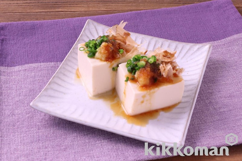 冷ややっこ(わが家は焼肉屋さん使用)