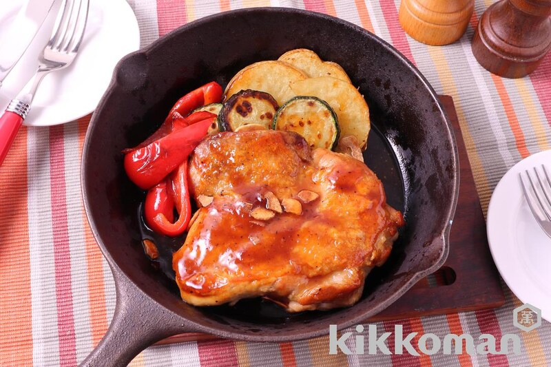 バーベキューにもおすすめ!チキンステーキ(クセになるガーリックバター醤油だれ使用)