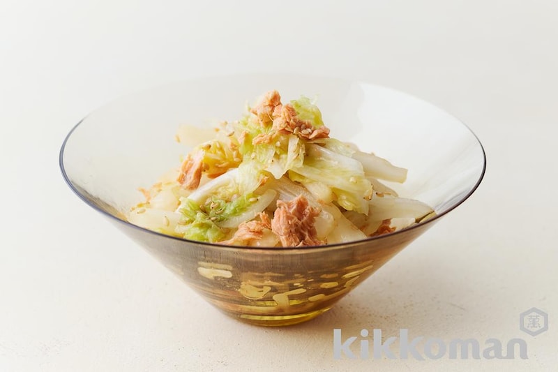 塩もみ白菜と鮭フレークのサラダ