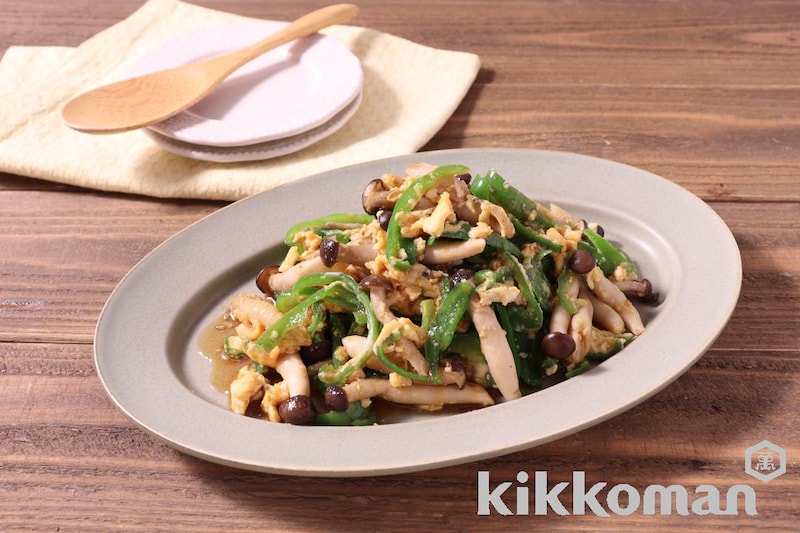 レンジで簡単!しめじとピーマンのごちそうナムル