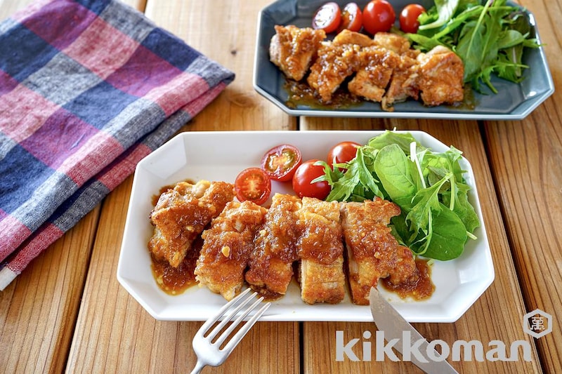 カリッとジューシー!ジャポネソースチキンステーキ