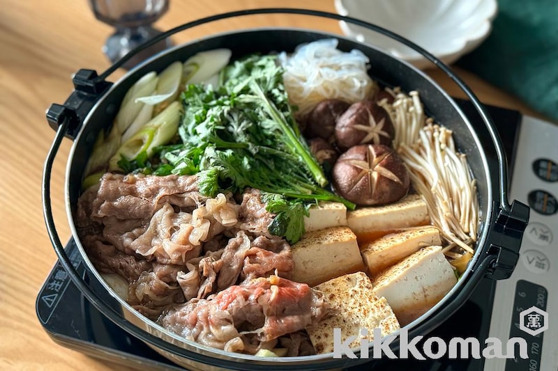 手づくりの割り下で!絶品すき焼き(米麹こだわり仕込み本みりん使用)