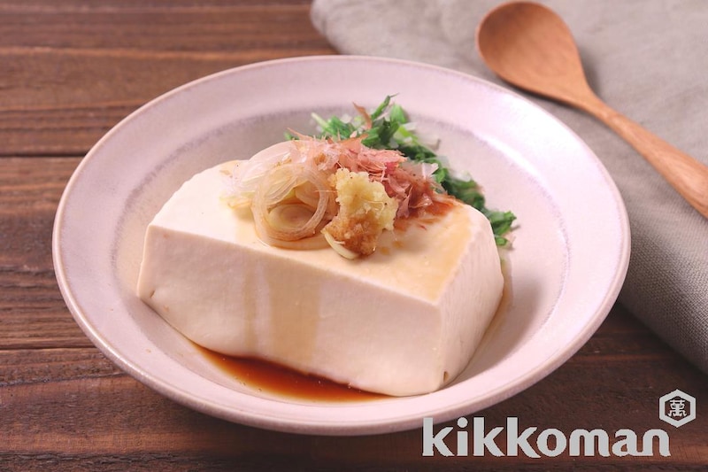 レンジで簡単!湯豆腐風