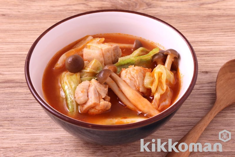 鶏とキャベツのトマトスープ(洋食おまかせ トマトソース 使用)