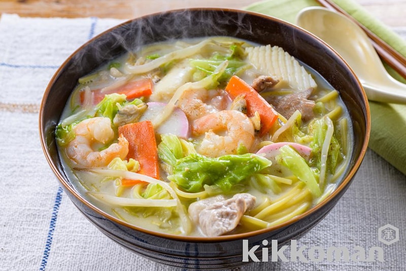 野菜たっぷりちゃんぽん風パスタ