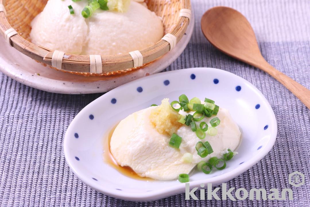 ざる盛り豆腐の冷奴（かつお節香るだししょうゆ使用）