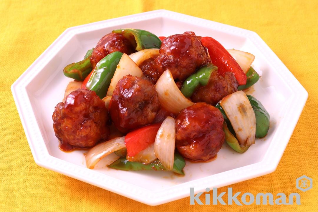 豚こま肉で簡単!揚げない酢豚(リコピンリッチトマトケチャップ使用)