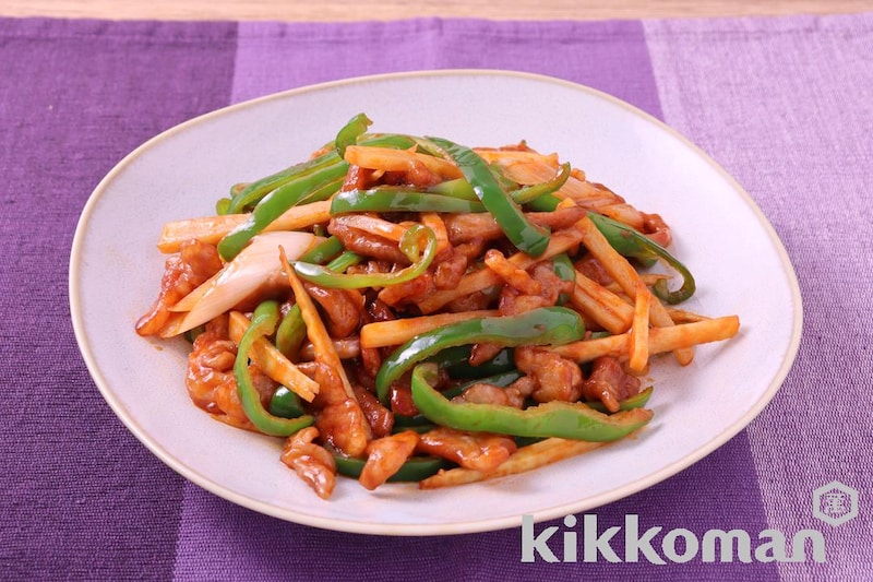 ケチャップでコクうま!青椒肉絲(リコピンリッチトマトケチャップ使用)