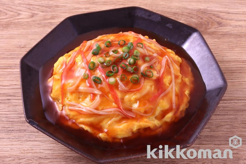 ケチャップ甘酢あんの天津飯(リコピンリッチトマトケチャップ使用)