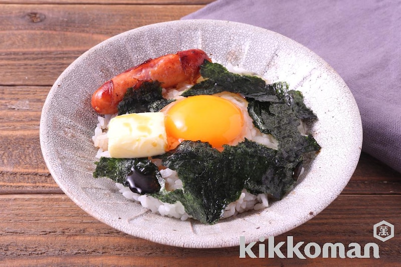 海苔バターの卵かけごはん(山本ゆりさん・旨み広がるだししょうゆ使用)