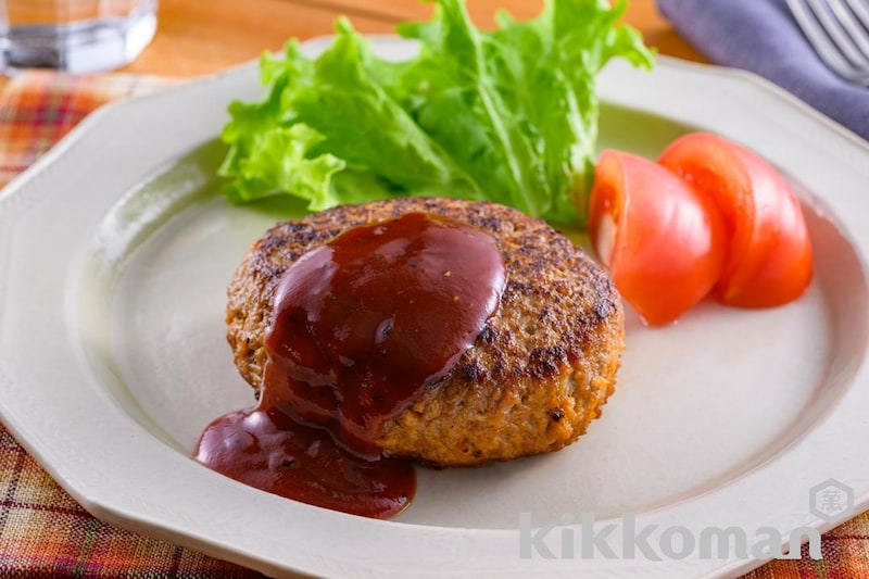 ガリバタトマトハンバーグ(ハウス ハンバーグヘルパー・リコピンリッチ トマトケチャップ使用)