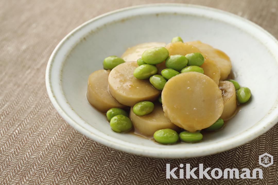 里芋と枝豆の甘辛煮【カリウムが摂れるサプリ副菜】