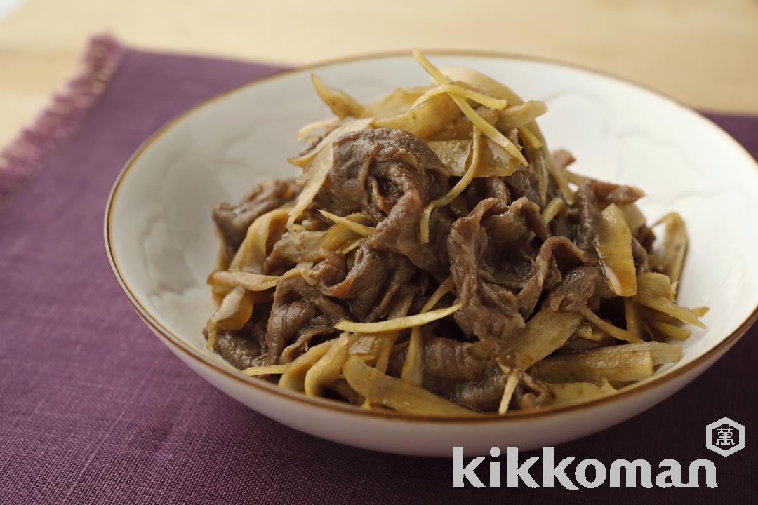 牛肉とごぼうのしぐれ煮風【亜鉛が摂れるサプリ副菜】