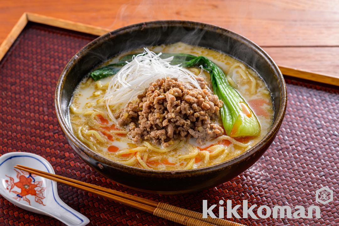 白だし豆乳担々麺