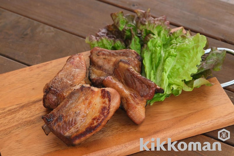 焦がし生しょうゆ香る!絶品スペアリブ(たけだバーベキューさん)