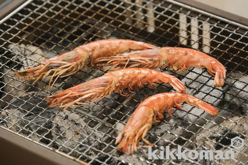 焦がし生しょうゆ香る!えびのジュワッと焼き(たけだバーベキューさん)【味つけは生しょうゆだけ】