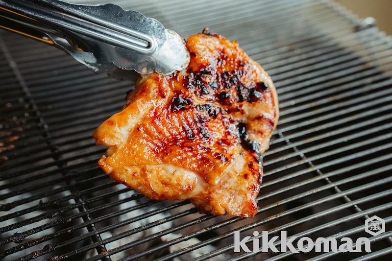 鶏もも肉の生しょうゆ焼き(たけだバーベキューさん)