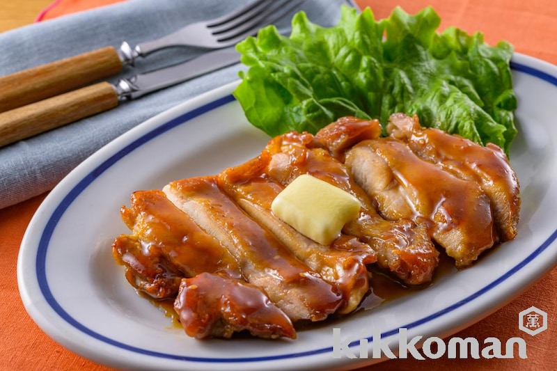 本みりんと焼肉のたれで!キャラメルバターチキン