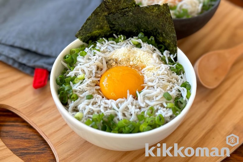 簡単絶品!しらすチーズのたまごかけご飯