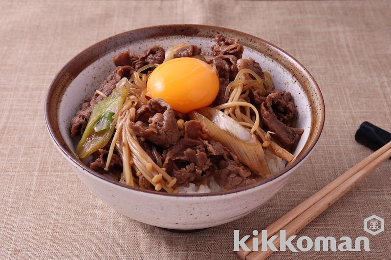 王道のすき焼き丼(すき焼きのたれ使用)