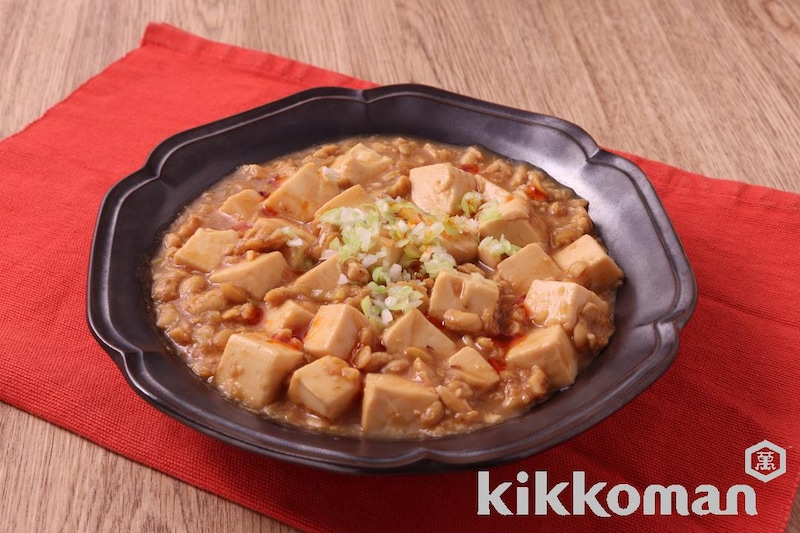 テンペでつくる麻婆豆腐(わが家は焼肉屋さん使用)