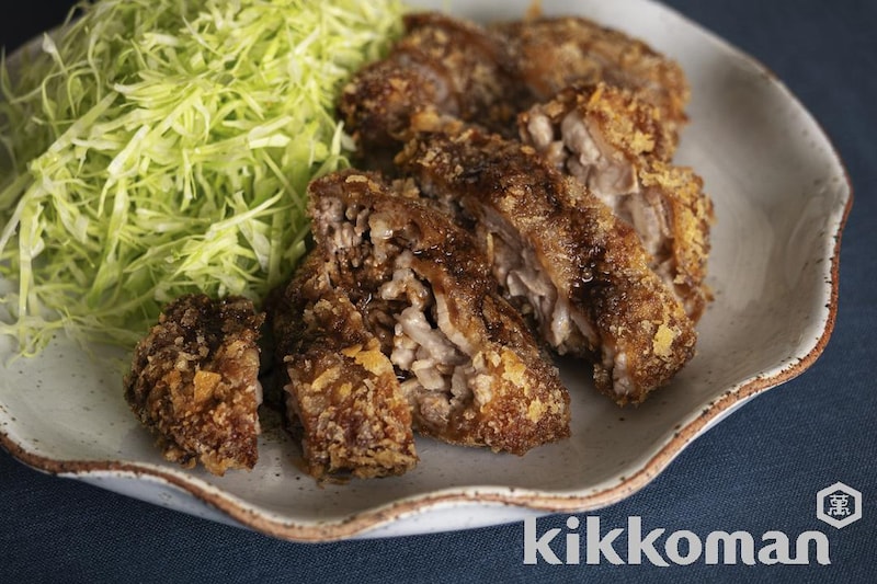 豚こま紅しょうがとんかつ