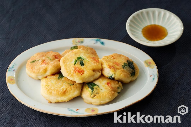 豆腐とえびのふわふわ焼き