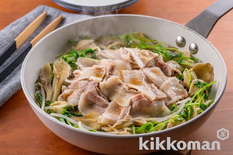 ワンパンで!やみつき豆苗おかず鍋