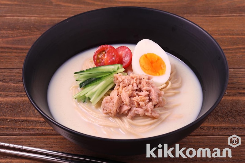 白だしと豆乳で簡単!コングクス風冷し麺(大豆麺細麺使用)