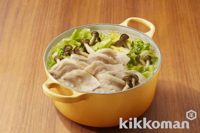 豚とキャベツの旨とろ白湯スープ(うちのごはん使用)