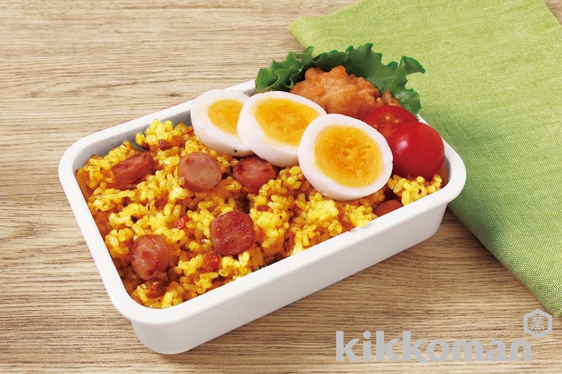 ドライカレー弁当(洋ごはんつくろ使用)