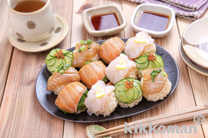 手まり寿司【だししょうゆ香る華やか寿司】