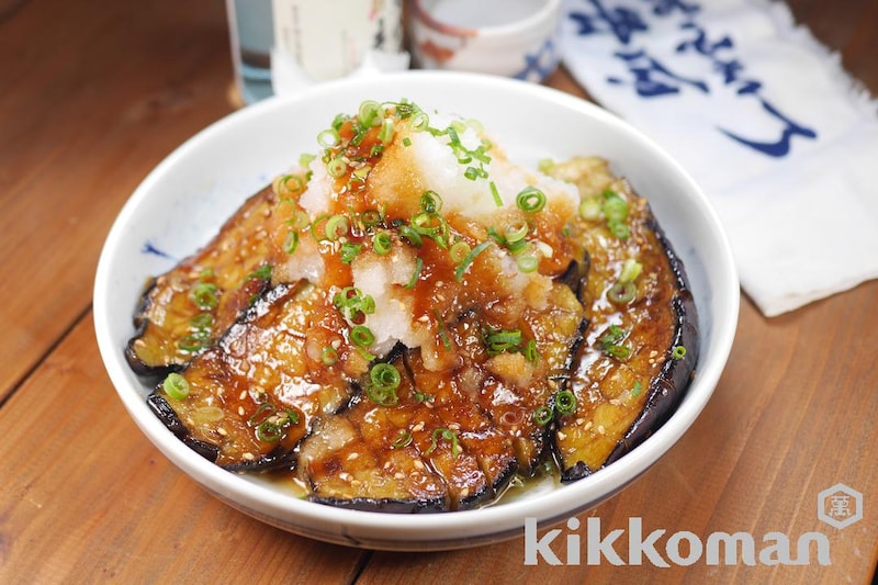 焼肉のたれで!なすのステーキ特製おろしだれ