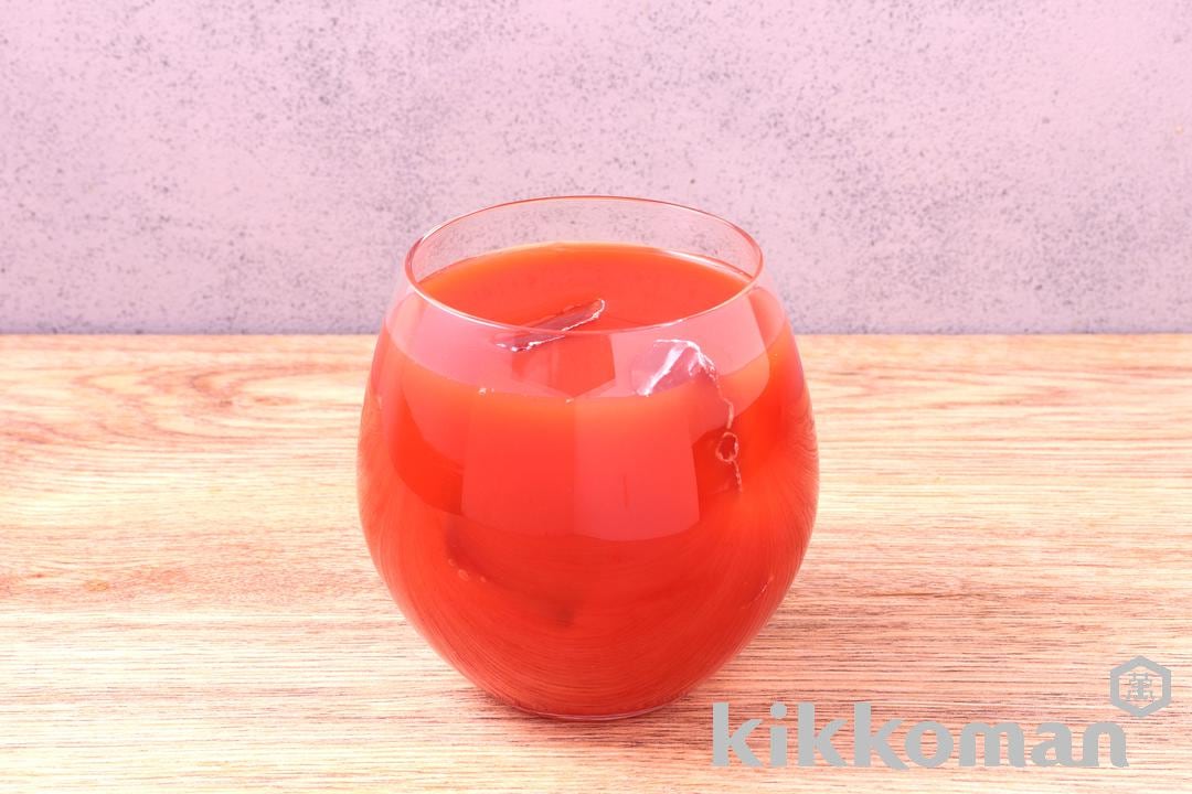 リコピンリッチフルーティーの紅茶割り