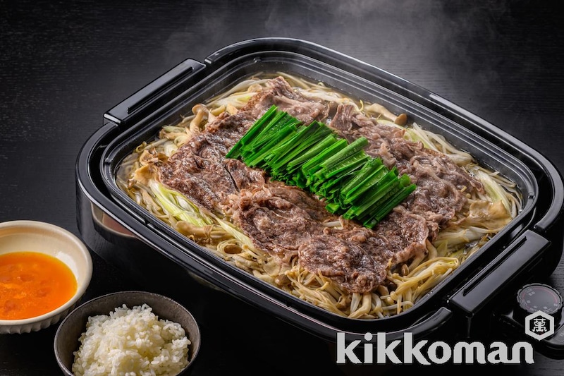 きのこと牛肉の炊き肉~たまごのつけだれで~(八代目儀兵衛)