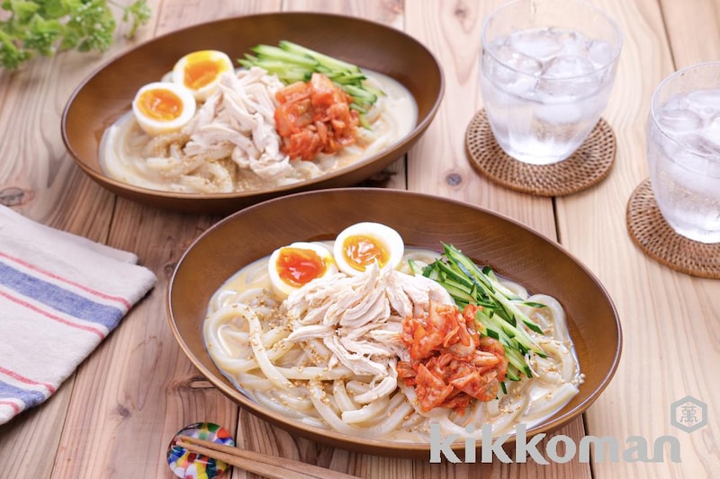 まろやかだしうどん【豆乳×だししょうゆでお手軽涼味うどん♪】