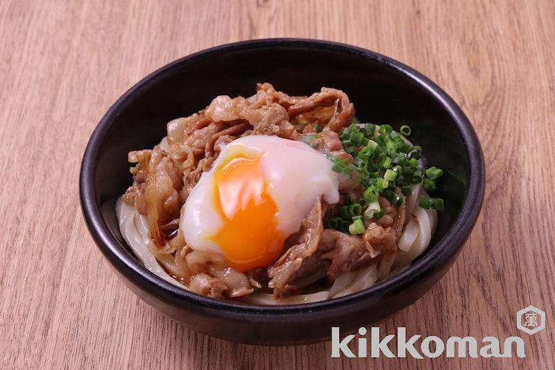 ぶっかけ肉うどん(基本のおかずつゆ使用)